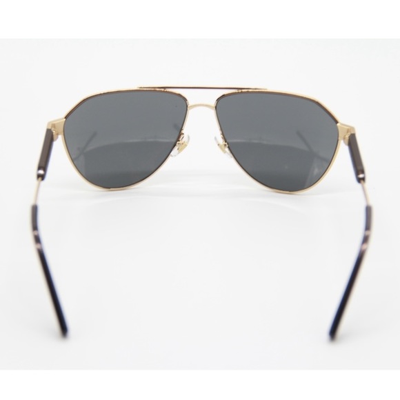 NEW VERSACE SUNGLASSES VERSACE VE2223 1002/87 AVIATOR EYEWEAR VERSACE VE 2223 - Picture 6 of 9